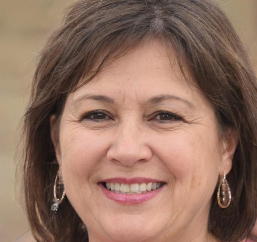 Retrato de estudiante satisfecha con el programa financiero